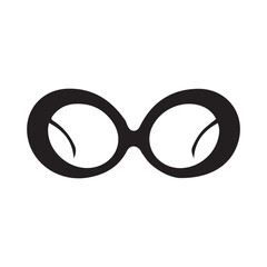 Fototapeta premium Sunglasses black icon fashion stylish eye classic beautiful background design.