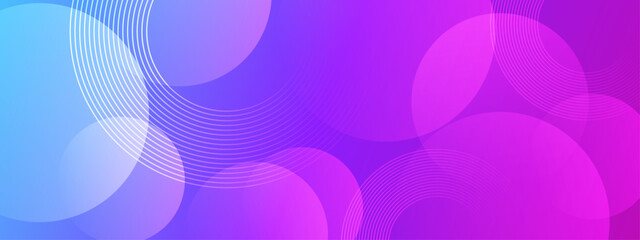 Dynamic Geometric Background With Gradient Shapes