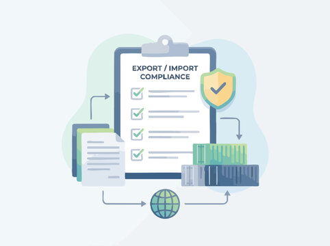 Export Import Compliance Checklist for International Trade Regulations.