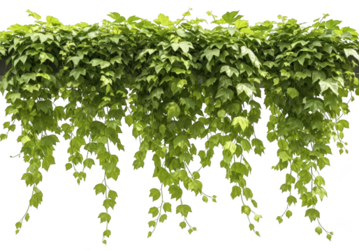 Ivy Vine Pattern Creeper Style isolated on white background