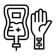 donation Line Icon