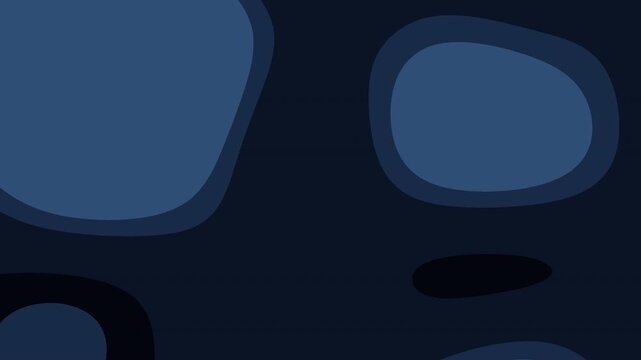 Dark blue abstract pattern with rounded amorphous shapes. Suitable for backgrounds, graphics, and modern design projects needing a unique touch.