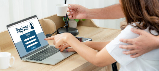 Online registration form for modish form filling on the internet website