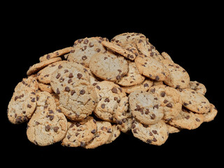 Pile of Chocolate Chip Cookies