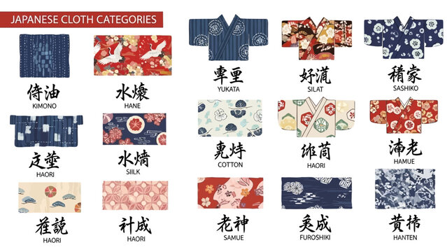 Explore Japanese textiles with this colorful collection of kimono, yukata, haori, and more, showcasing vibrant patterns and traditional designs for cultural inspiration