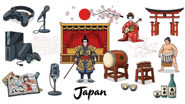 Explore Japan's rich culture from ancient traditions to modern entertainment with sumo wrestlers, geishas, anime, and gaming for an unforgettable journey