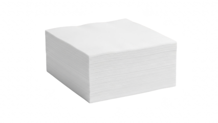 A simple white cube isolated on a black background