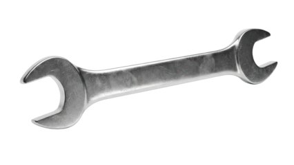 Essential metallic hand tool a versatile wrench for construction plumbing and automotive repair tasks isolated