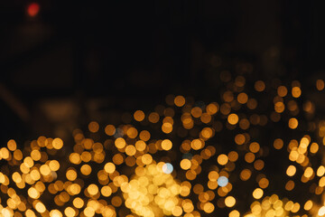 Blurred Night Lights Background