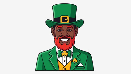 Festive Leprechaun Illustration Celebrating Irish Heritage and the Spirit of Saint Patrick's Day