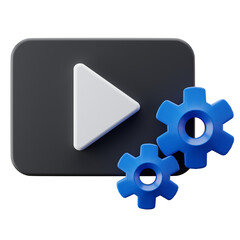 3D Render Video Player Settings