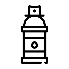 aerosol can Line Icon