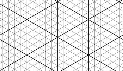 Isometric grid pattern