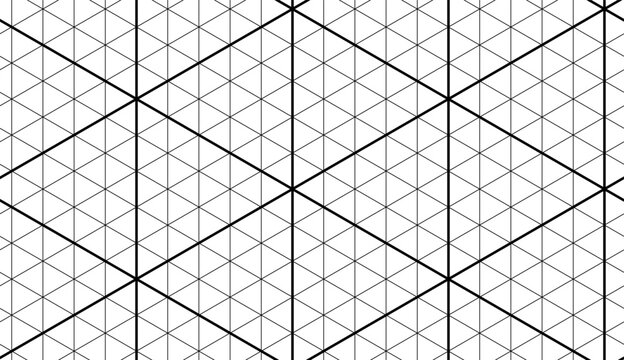 Isometric grid pattern