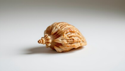 An artfully crafted snail sculpture with intricate detailing, against a plain background.