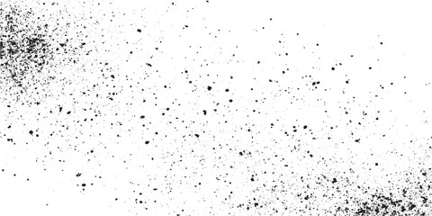 Distress overlay texture. dust and rough dirty wall background dust film grain speck grit grunge overlay dot line grunge texture dust noise black and white texture vector.