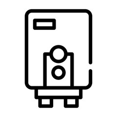 water heater Line Icon