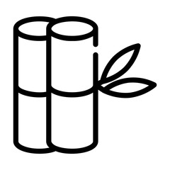 bamboo Line Icon