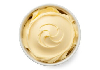 Creamy hummus delicious dip appetizer close-up top view food photography