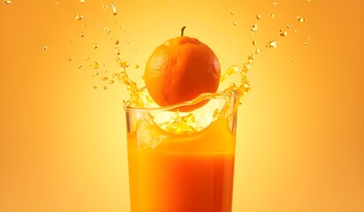 orange juice splash