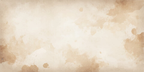 Aged vintage parchment paper texture with dirty brown and beige grunge surface