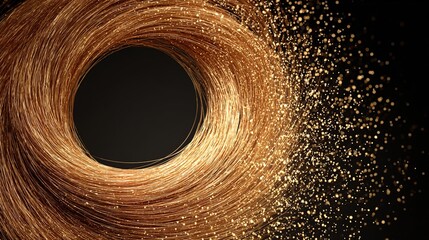 digestive. Golden fiber strands cascading into a radiant halo, embodying digestive wellness and vitality. wellbeing guides.