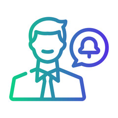 working Line Gradient Icon