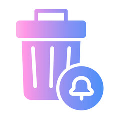 trash Gradient icon