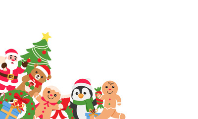 Christmas Frame illustration Background