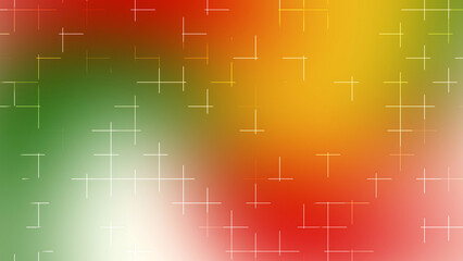 Red Green and Yellow Gradient Grid Line Background for Christmas Holiday Design