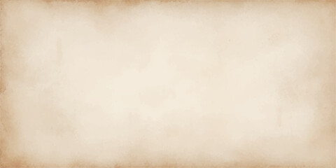 Aged brown paper texture background with vintage parchment stains and rough, worn design