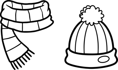 Scarf and Winter Hat