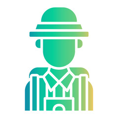 school holidays Gradient icon