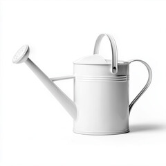 metal watering can, classic garden watering can, sleek outdoor watering can design
