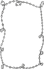 Christmas Whimsical Frame Garland