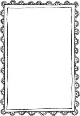 Christmas Whimsical Lace Frame