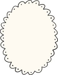 Christmas Whimsical Lace Frame