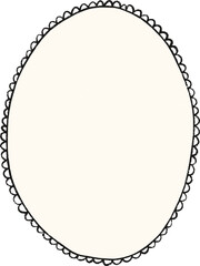 Christmas Whimsical Lace Frame