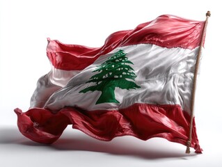 Celebrating lebanese independence day with the national flag patriotic symbols of freedom in beautiful lebanon emphasizing national pride and unity