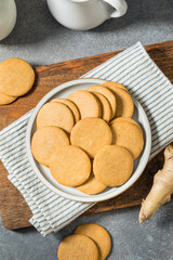 Sweet Homemade Gingersnap Cookies