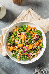 Homemade Organic Harvest Farro Butternut Squash Salad