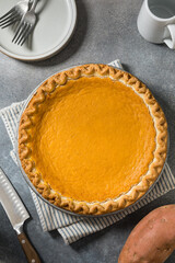Homemade Festive Sweet Potato Pie