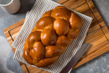 Homemade Baked Challah Bread