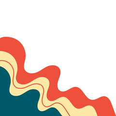 Retro Corner with Line