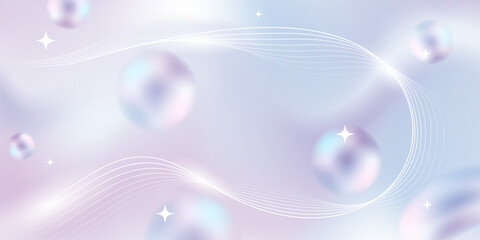 Modern vector illustration in soft pastel colors.