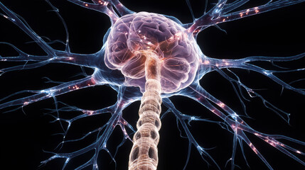 Human Brain Neural Network Visualization