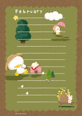 Planning, education and student, back to school, list and planet