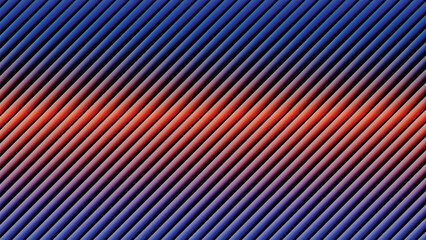 Abstract background with diagonal 3D lines and a vibrant color gradient from blue to a glowing orange center.