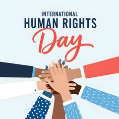 Human Rights Day, International Human Rights Day, Human rights awareness, Human rights background, A human right day concept design. An illustration of international human rights day.
