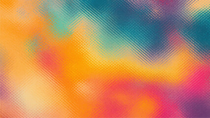 Obraz premium Abstract colorful background design pattern with blurred spectrum gradient circles and lines illustration